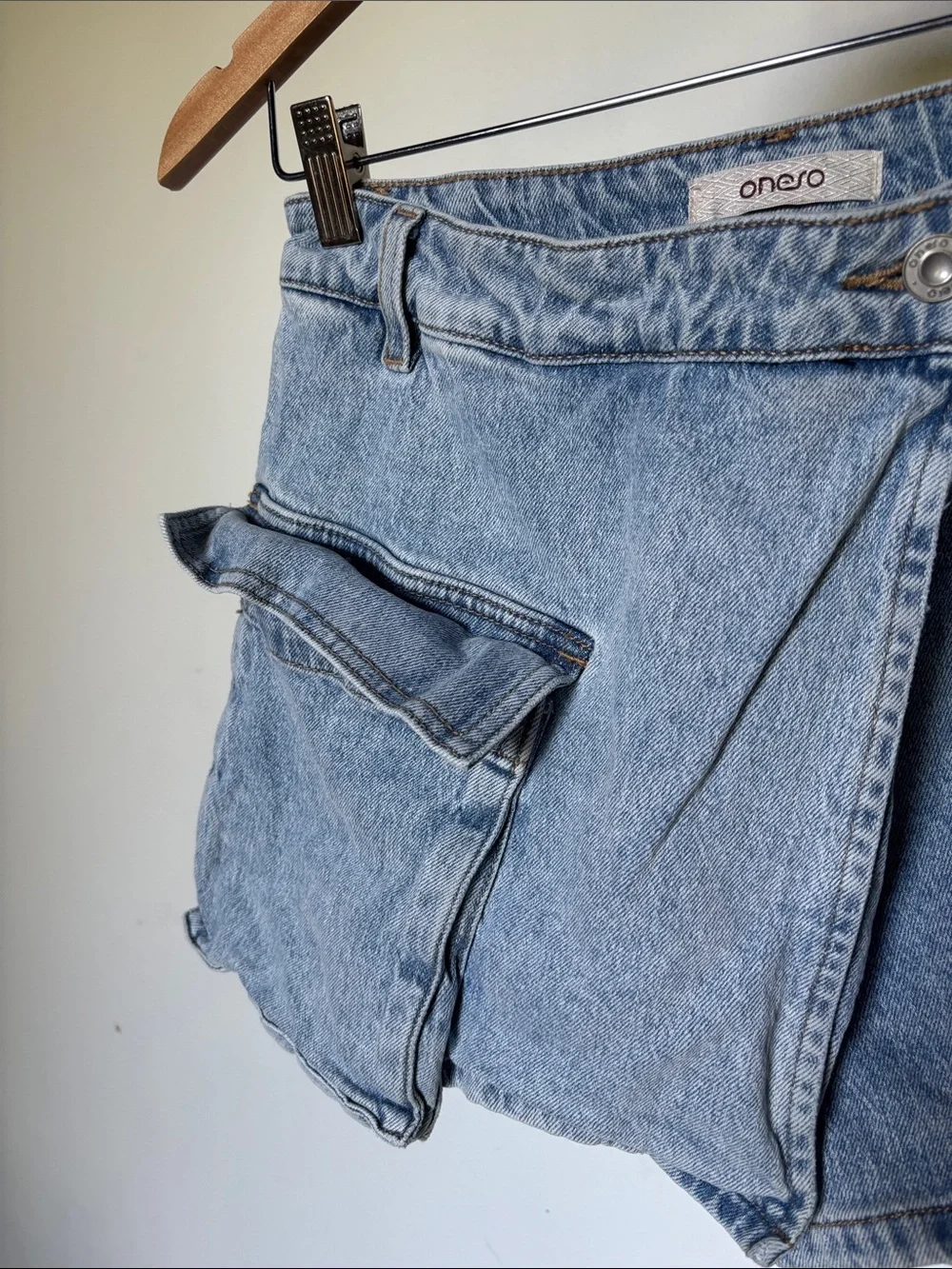 oneso Edgy High Rise Skort Jeans Size Small